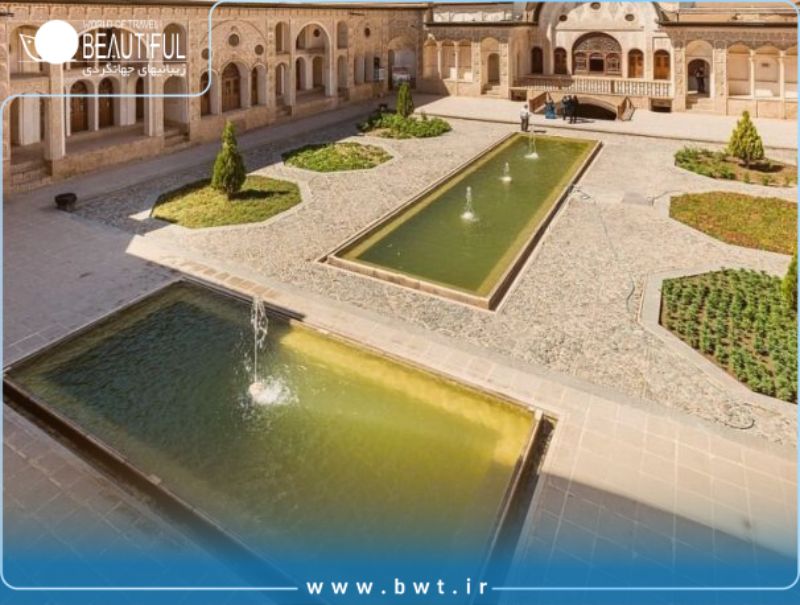 Photo de la maison des Tabatabais, la maison du marchand de tapis Qajar